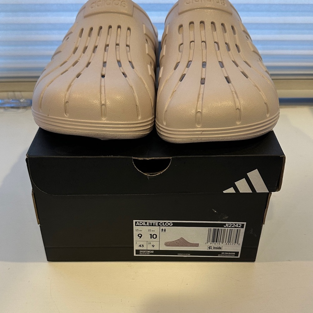 Adidas Adilette Clogs Pink women’s size 10 - Picture 2 of 8